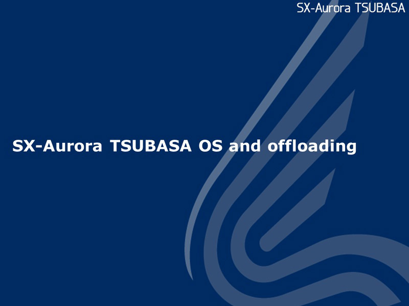 SX-Aurora TSUBASA OS and offloading